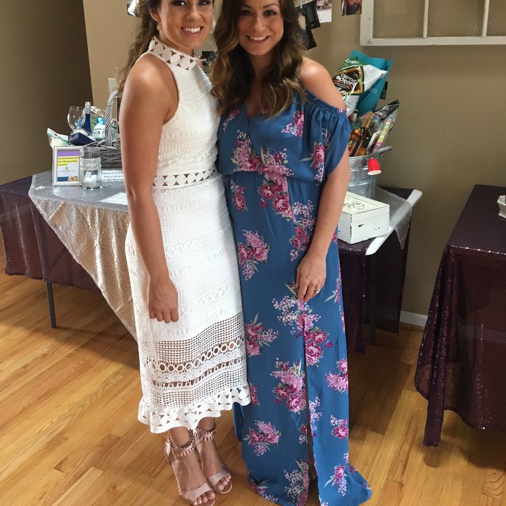 Blue Floral Maxi